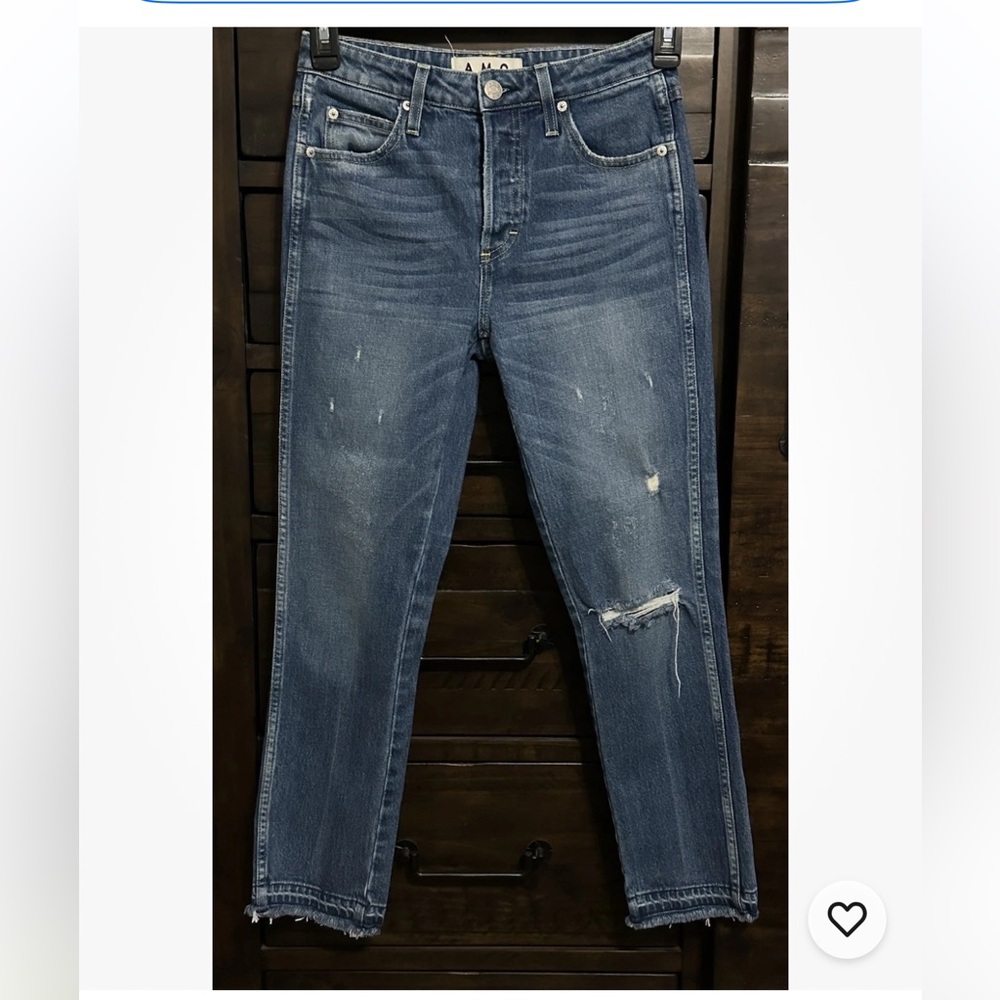 AMO denim Jeans BABE. Dive Bar Destroy wash size 28. NWOT